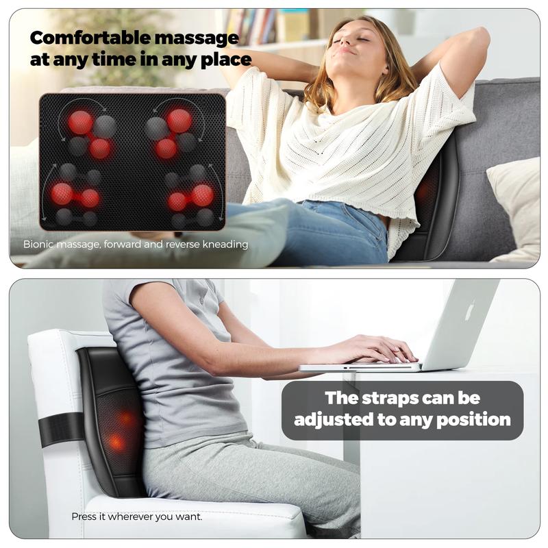 Shiatsu Heated Massage Pillow